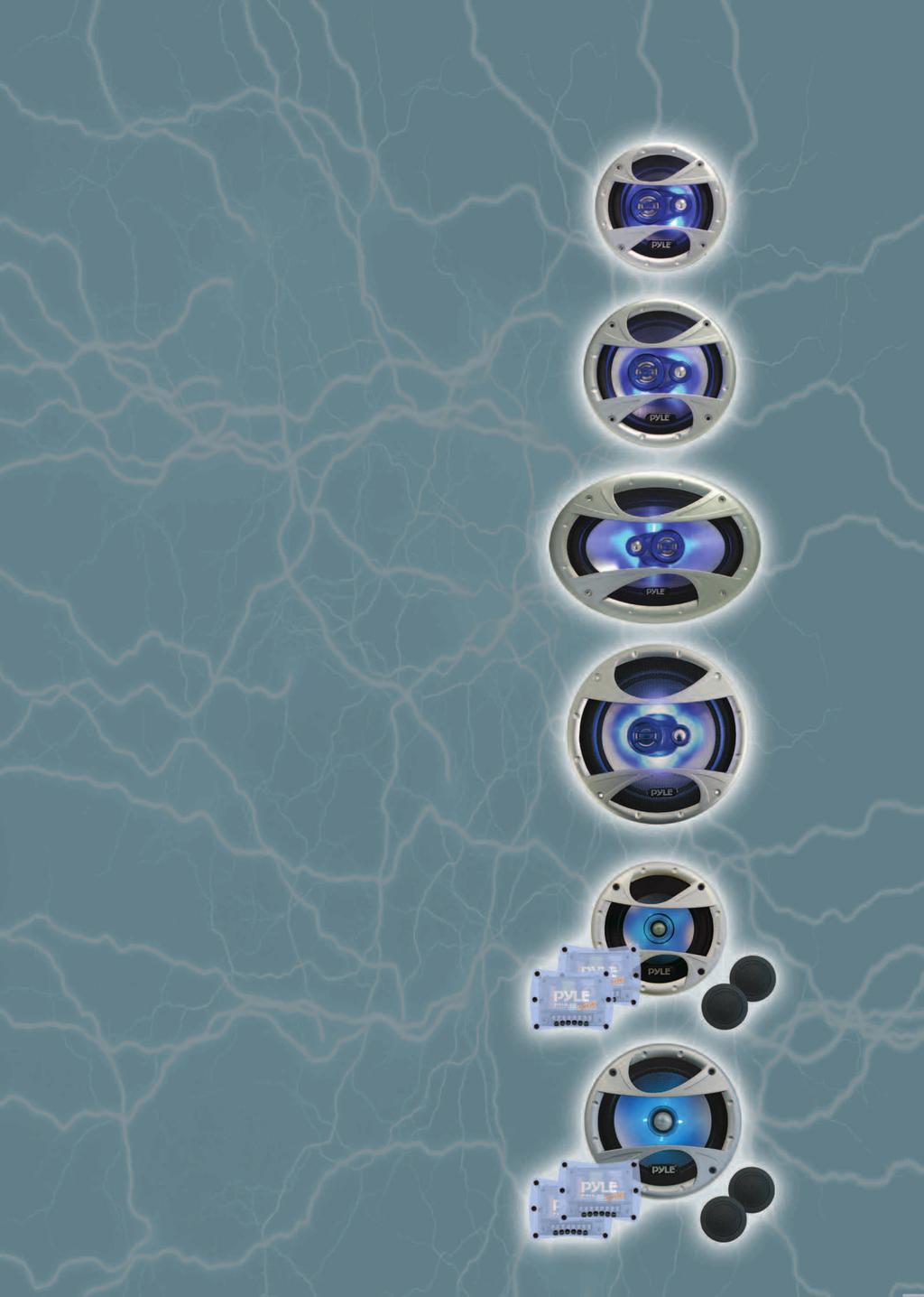 DRIVER PDI SPEAKERS PDI53 3Wege Triax 13cm, 75/150 Watt, 4 Ohm NeodymDomeTweeter, 80 Hz 20 khz blaue LEDBeleuchtung, Magnetschutz, Einbautiefe 57 mm, Einbauöffnung 115 mm UVP/EUR 89, PDI63 3Wege