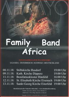 Family Africa Band - Vision for Africa Freitag, 09. 11.