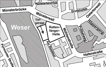 Anreise zum Landesparteitag Der Landesparteitag findet statt in der Rattenfänger-Halle Mühlenstraße 17 31785 Hameln Detaillierte Hinweise zur Anreise und Parkmöglichkeiten finden Sie