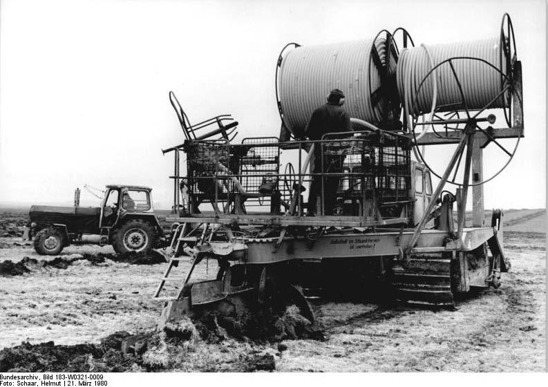 Feuchtgebiete in Brandenburg ursprünglich 300.000 ha (ca. 10% der Landesfläche) vor Beginn der Komplexmelioration (1960) 280.