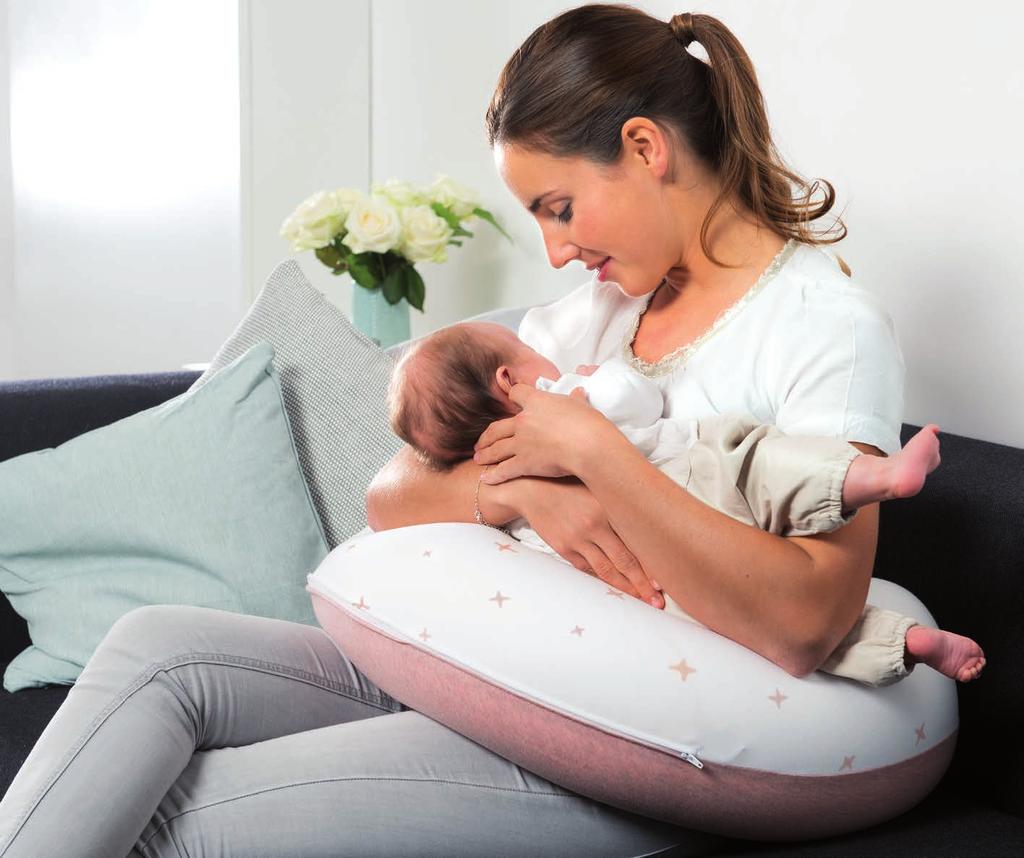 buddy EN Large multi-functional cushion Provides comfort for mother and baby.