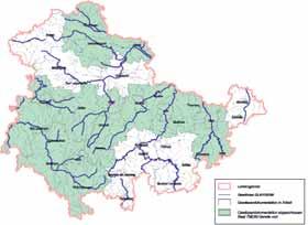 Gewässerlaufdokumentation Ca. 70 % unserer Fließgewässer sind gemäß Thüringer Wassergesetz Gewässer 2. Ordnung.
