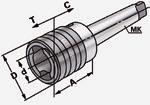 Gewindeschneid-Schnellwechselfutter mit Längenausgleich auf Druck und Zug Quick change tapping chucks with length compensation on compression and expansion Mandrins de taraudage à changement rapide