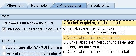 Startmodus wählen 3.