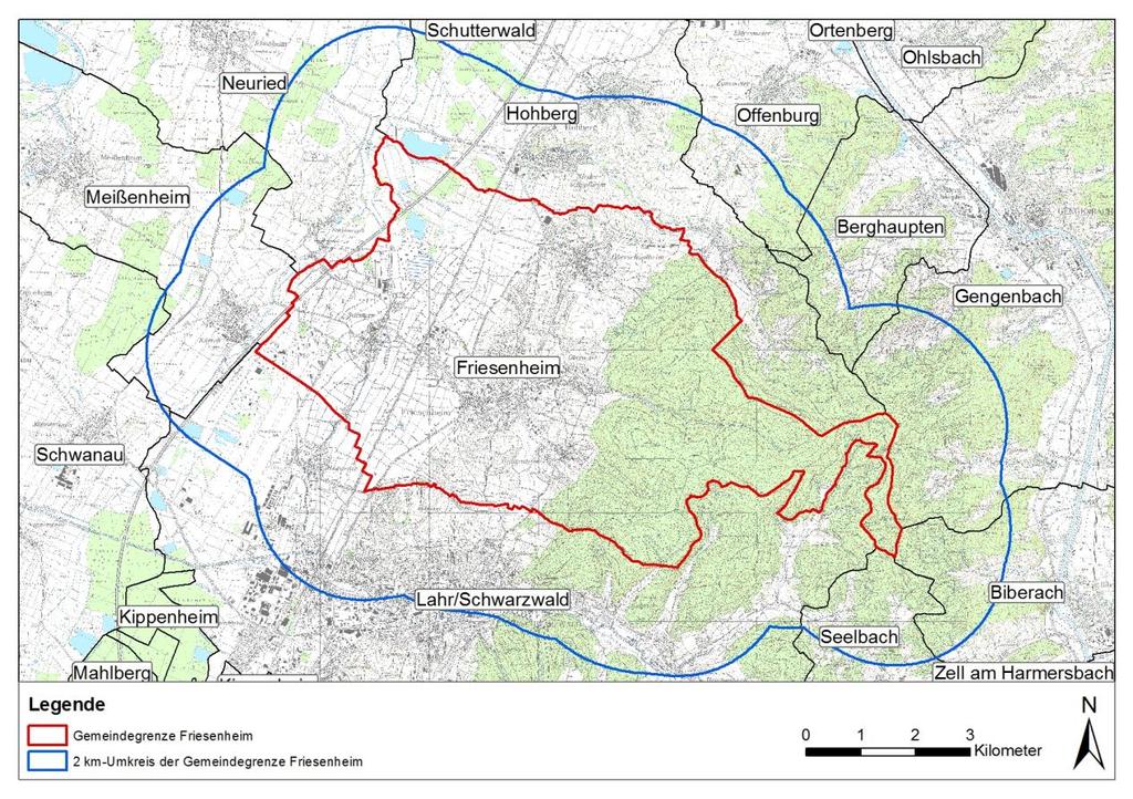 Vorrangflächen für Windkraft in der Gemeinde Friesenheim Artenschutzprüfung Fledermäuse 6 4 Erhebung und Aufbereitung von Grundlagendaten zur Verbreitung der Fledermäuse im Planungsgebiet 4.