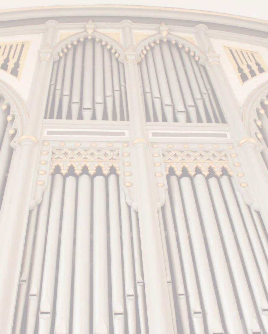 Restaurierung der Jahn-Orgel in der Klosterkirche AUGUST/SEPTEMBER Sieben Jahre nach der Generalüberholung der Orgel in der Trinitatiskirche und vier Jahre nach dem erfolgreichen Abschluss des Umbaus