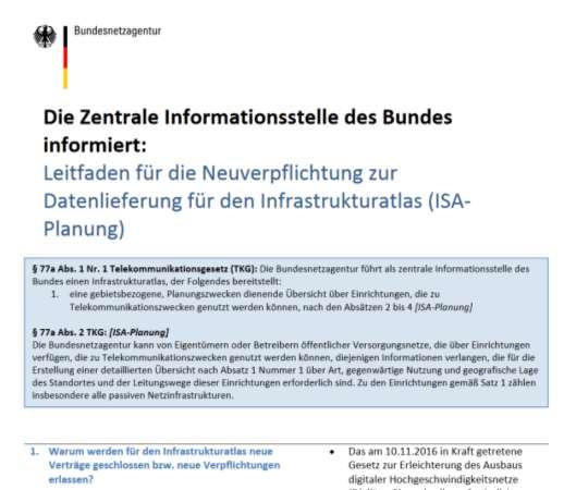 Infrastrukturatlas, 77a Belieferung des ISA-Planung DOWNLOAD: https://www.bundesnetzagentur.