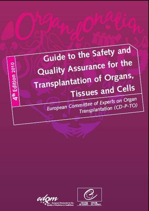 Qualität und Sicherheit Unter deutscher Leitung (DSO) Empfehlungen im Konsens (27 Länder) zu Organspenden mit Risikofaktoren: - Infektionen - Malignome - Seltenen Erkrankungen - Vergiftungen