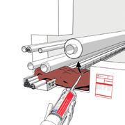Installation manual Processing of the ZZ-Fire protection foam 2K NE 2 3 4 5 If the mixing nozzle is clogged, never