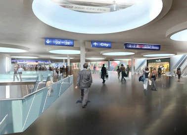 Willkommen auf einen virtuellen Rundgang durch den künftigen Bahnhof Bern. 3.