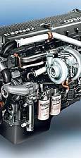 TECHNISCHE E DATEN MOTOR UND GETRIEBE Wassergekühlter 6-Zylinder-Viertakt-Diesel-Reihenmotor mitt Direkteinspritzung, Aufladung und Ladeluftluft- gesteuertes Common Rail Einspritzsystem.