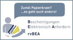 6 rvbea Was bedeutet rvbea? Das rv steht für Rentenversicherung. BEA steht für Bescheinigungen elektronisch anfordern und annehmen. Das neue Verfahren rvbea teilt sich in zwei Teilverfahren auf.