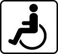 1 Menschen im Rollstuhl können das Gebäude/die Räumlichkeiten ohne fremde Hilfe benutzen.