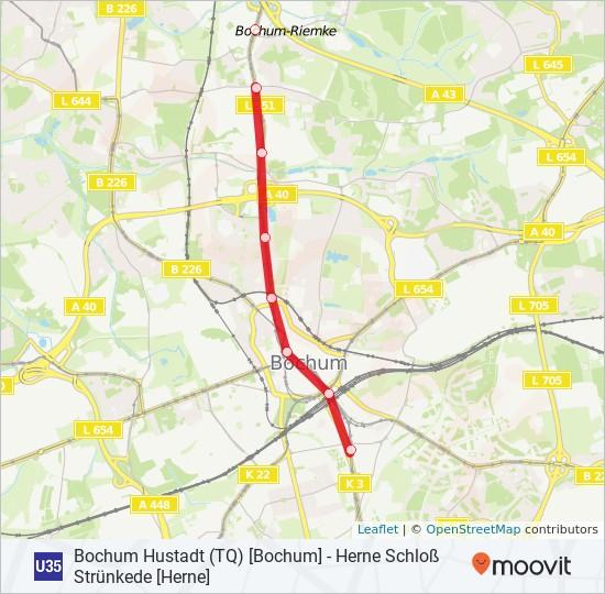 Richtung: Bochum Oskar-Hoffmann-Str.