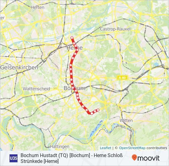 Richtung: Herne Schloß Strünkede [Herne] 22 Haltestellen LINIENPLAN ANZEIGEN Bochum Hustadt Lennershof - Bochum Im Westenfeld 25, Bochum Ruhr-Universität - Bochum Gesundheitscampus - Bochum Bochum