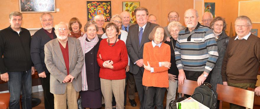 Politisches Frühstück mit Klaus Voussem Klaus Voussem besuchte die Senioren Union Euskirchen Klaus Voussem freute sich über den großen Zuspruch zu der Veranstaltung und sagte zu, gerne wieder einmal