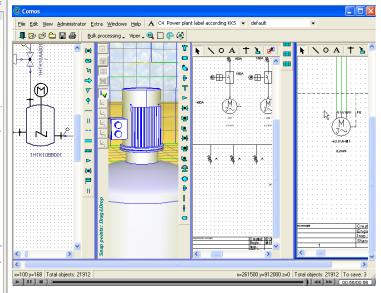 (Interfaces) Einmalige Engineering Daten Eingabe im Comos und 1:1 Transfer in das PDMS Objekte werden Automatisch im 3D