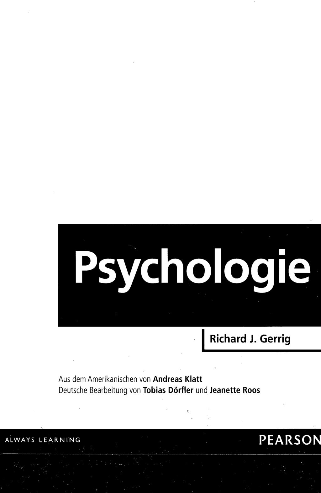 Psychologie Richard J.