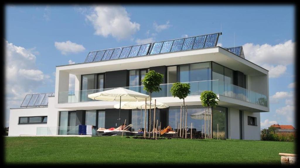 6. Sonnenhaus Konzepte 3 Möglichkeiten für Ihr Sonnenhaus: 1. Sonnenhaus mit Pufferspeicher und Biomasseheizung 2. Sonnenhaus mit Bauteilaktivierung und Biomasseheizung 3.