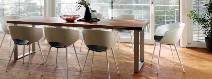 HARO TABLE HARO INTERIOR Edelholztische aus Original HARO Parkett Die Tische werden aus Original HARO Parkett gefertigt und ermöglichen eine individuelle Gestaltung Ihres Wohnraumes.