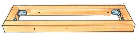 Verwenden Sie beim Aufschlagen ein Holzreststück als Zulage, damit der Holm (12) nicht beschädigt wird. 900 60 260 260 260 60 12 11 12 7.