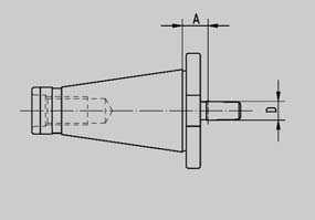 P 0.0 DIN - Bohrfutteraufnahmen Ohne Bohrfutter. Drill chuck adaptor Without drill chuck. SK ISO D 9 0 B DIN P 0. DIN - Kurzbohrfutter RL Für Rechts- und Linkslauf geeignet.