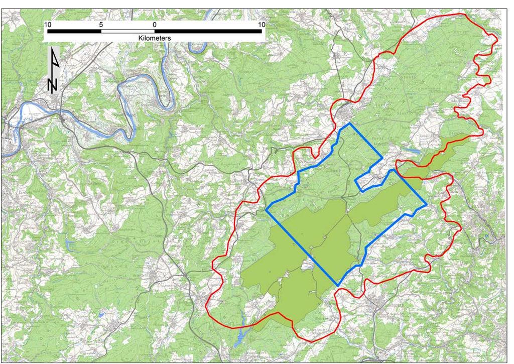 Untersuchungsgebiet Scheinwerferzählung seit 2011