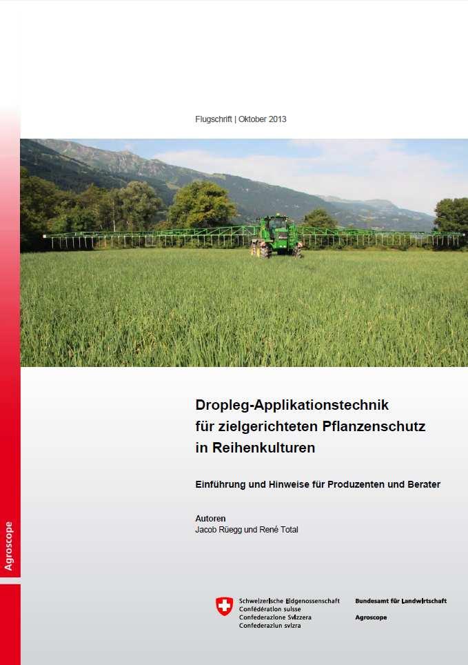 Neue Flugschrift zur Dropleg-Applikationstechnik (I) 27 Seiten, rund 70 Bilder und Zeichnungen