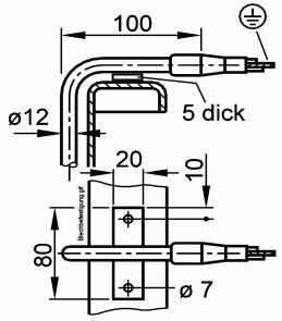 6 Die Silicon-Zuleitung (ca. 200 C) kann auf Wunsch (gegen Aufpreis) gegen mechanische und chemische Beschädigung mit PTFE (Teflon) ummantelt werden. Auch aus PVC (ca. 60 C) lieferbar.