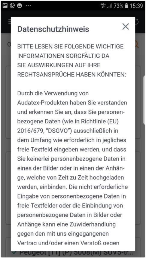 Anmelden Öffnen Sie die App und wählen Sie als Land: Austria aus.