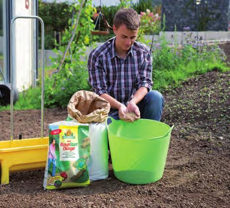 RASEN NEUANLAGE So legen Sie Ihren Rasen neu an! Je sorgfältiger die Vorbereitung und die Aussaat, umso schöner grünt Ihr Rasen später.
