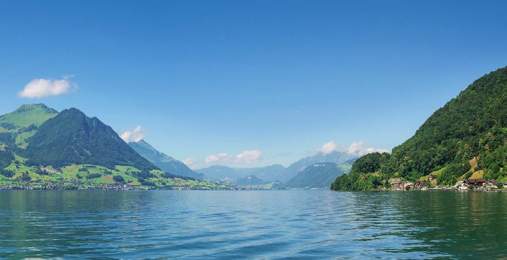 Paradiesisch leben und wohnen in Gersau Eigentumswohnungen Kurzbaubeschrieb und B Im Kanton Schwyz an ausgezeichneter Hanglage liegen unmittelbar am majestätischen Vierwaldstättersee die sechs