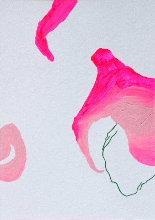 präsentiert Shannon Zwicker Acryl, Farbstift auf Papier 24 x17 cm In