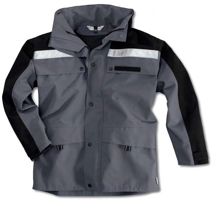 Mit unserer Wetterschutzkollektion bieten wir Ihnen daher eine attraktive Jacke, die bei Wind, Kälte und Nässe