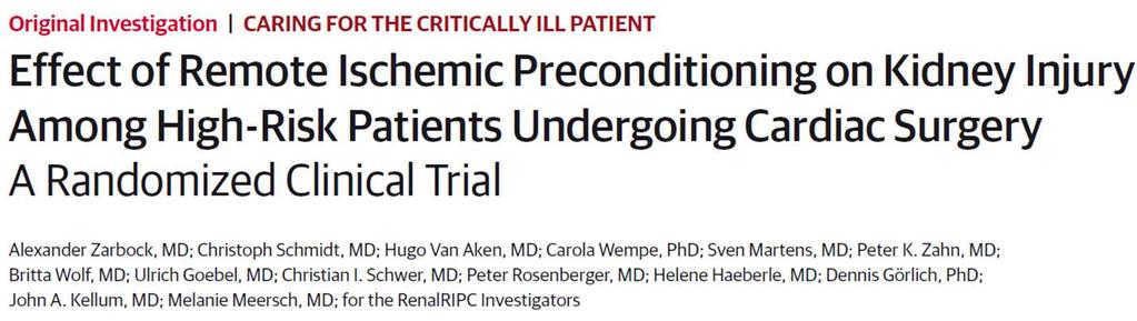 Remote ischemic