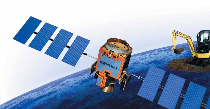 Komatsu Satellite Monitoring System KOMTRAX ist ein innovatives Maschinenerfassungssystem, das dem Kunden große Zeit-