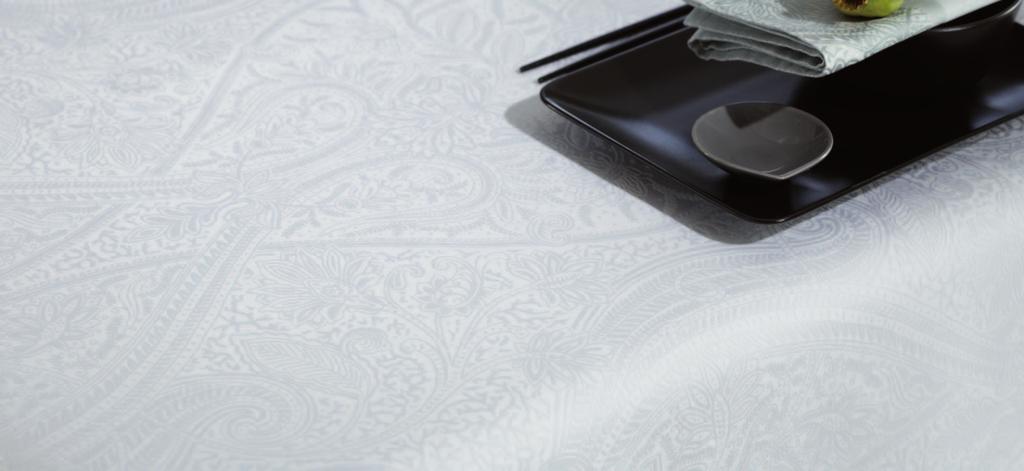 35 0000 Dessin 3443 Taj Mahal Tischwäsche-Damast Damask table linen Tischdecken Tablecloth 100 % Baumwolle Halbzwirnqualität mercerisiert mit Fleckschutz eckige Größen mit 3 cm Saum runde / ovale