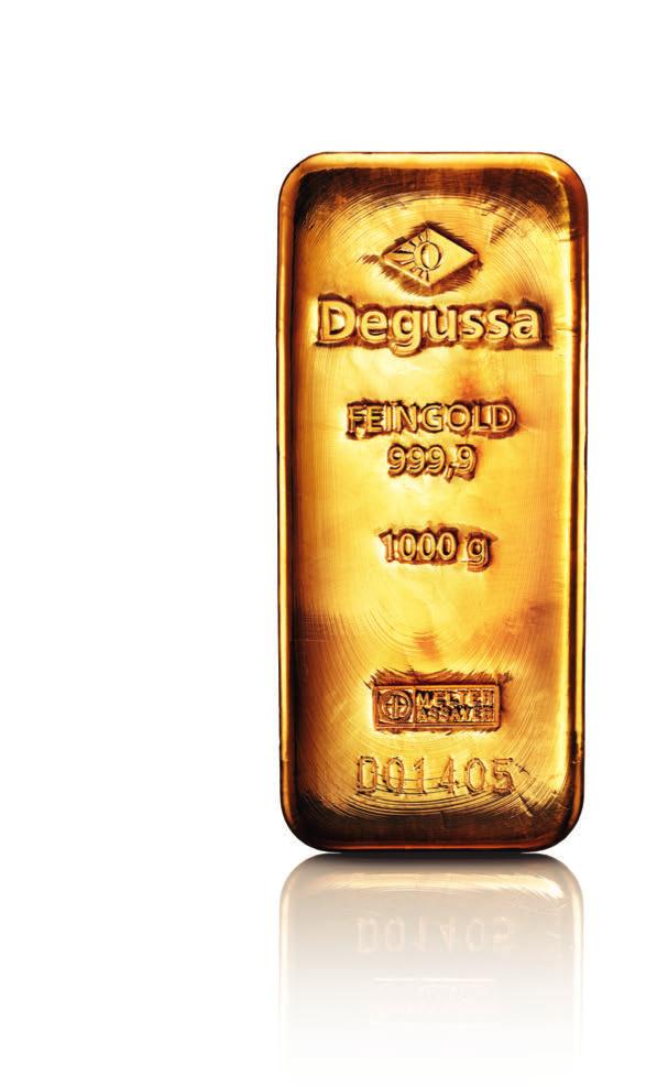DEGUSSA. INVESTMENT IN ITS FINEST FORM. Granted, an investor always looks at the intrinsic value first.