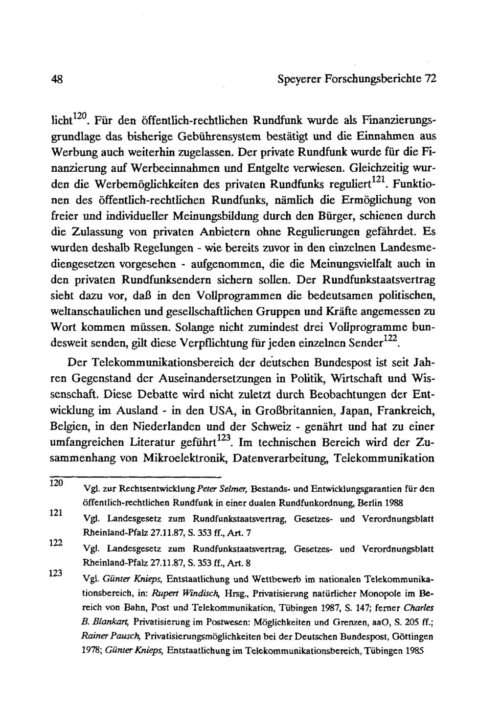 48 Soeverer Forschungsberichte 72 ~ ~ ~ licht 120.