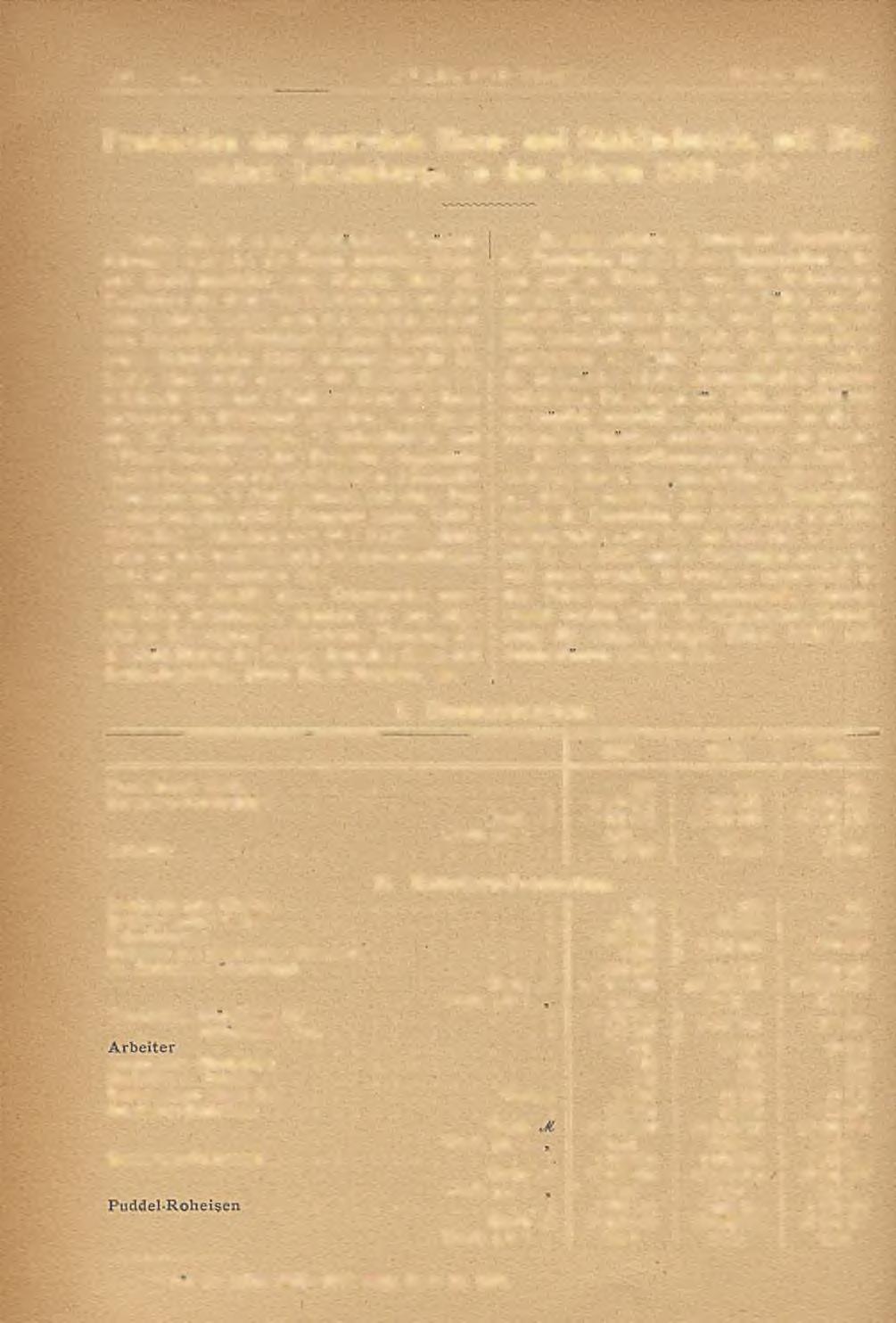 110 Nr. 2. STAHL UND EISEN." Februar 1886. Production der deutschen Eisen- und Stahlindustrie, mit Einschlufs Luxeinburgs, in den Jahren 1882 84.* Unter Nr.