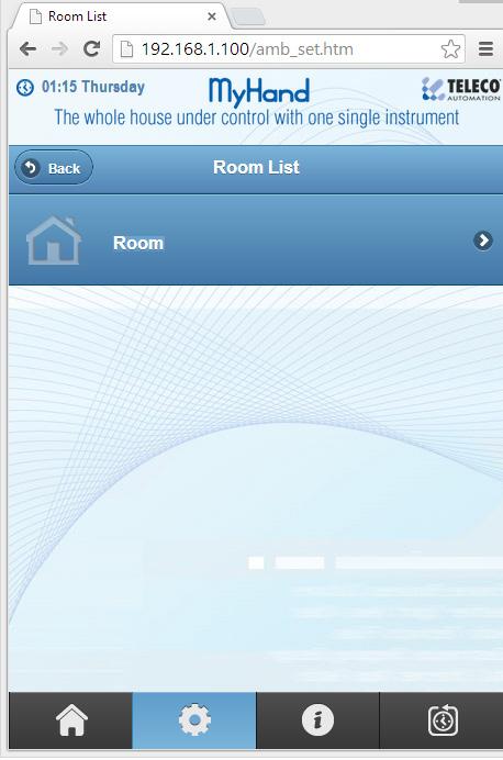 6 Konfiguration Raum Starten Sie mit der Installierung indem Sie einen neuen Raum in der Räume- Liste erstellen.