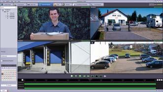 Flexibler Zugriff Lokal und mobil Auf Livebilder und Aufnahmen kann bei Anschluss eines DVR an einen Router