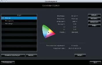 Für die CS-Serie ist ein externer Kalibrierungssensor nötig, um ColorNavigator 6 nutzen zu können.