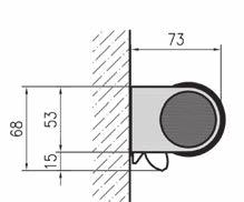 Technik: Standard edelstahl-optik, auf Wunsch mit Kunststoffträger weiß oder schwarz. minimale / maximale Maße Welle (mm) min. Breite max. Breite max. Höhe max.