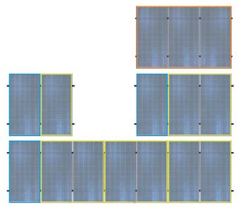 roofing Module type: Framed modules Module orientation: Vertical, optionally also available for horizontal