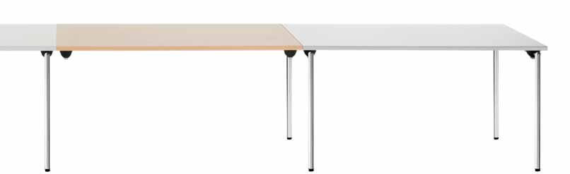 PN 02566 Plenar 2 basic (160 x 80 cm), Vierfußtisch fix/four-leg table fixed Plenar2 basic Design: Martin Ballendat Zertifikate/Certificates Standhaft mit Plenar2 basic von augenfälliger Sachlichkeit