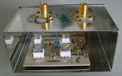 I/Q modulator Passive modulator Components: LRPQ-320 (Power splitter) JPS-2-1 (combiner) 2 x LRMS-1LH (mixer)