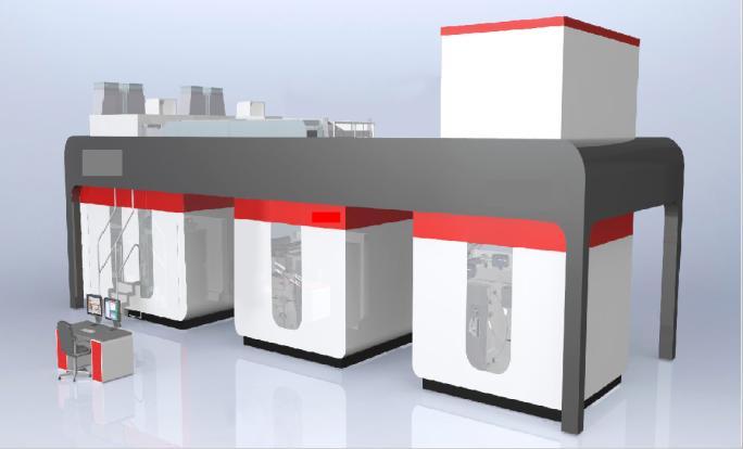 B) Laserschnitt: Tecnolam ist mit mehreren automatischen Anlagen für einen Arbeitsbereich bis 2000 x 6000 mm ausgerüstet. Die Stromstärke reicht von 2500 bis 6000 Watt.