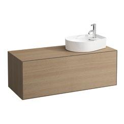drawer organiser, matches small washbasin 815281 BASE Waschtischunterbau, 2 Schubladen, inkl. Schubladen-Ordnungssystem, passend zu Waschtisch 810282 Vanity unit, 2 drawers, incl.