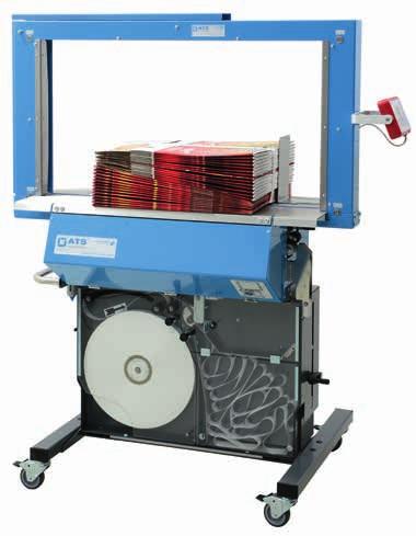 MACHINERY ATS-Maschinen für die Wellpappen-Banderolierung: Von Standard bis Hightech ATS machines for corrugated cardboard banding: From standard to high-tech Allseitig